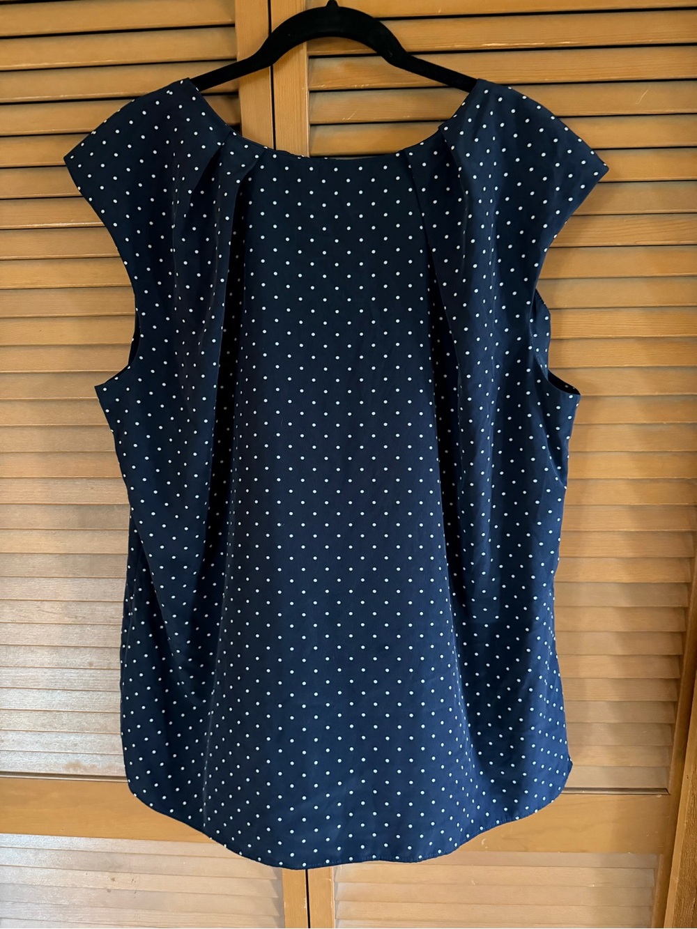 GAP Navy Blue Polka Dot Sleeveless Camisole